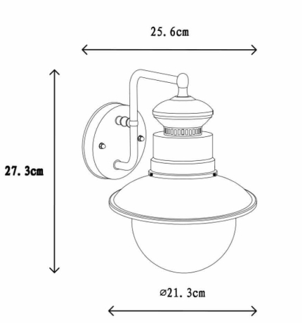 65720 Уличный настенный светильник Lucide