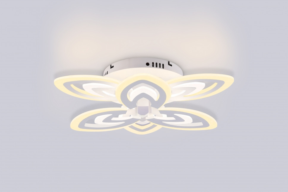 Потолочный светодиодный светильник с пультом Ambrella light ACRYLICA OriginalFA4546, цвет белый, белый матовый - фото 2