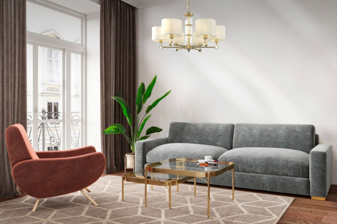 Люстра подвесная Maytoni Alloro MOD088PL-06BS 