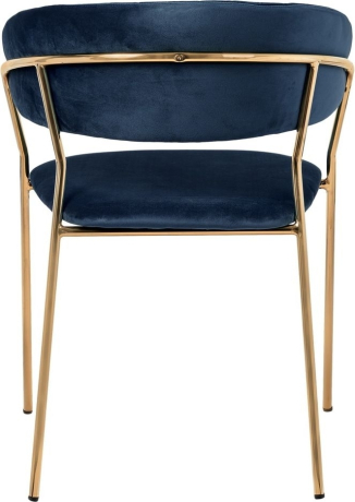 Стул Turin синий с золотыми ножками Bradex Home 761662