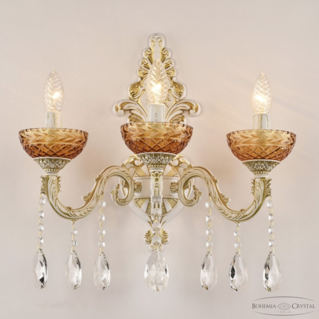 Бра Bohemia Ivele Crystal AL7901 AL7901B15/3/175 A WMG P Amber/M-1F 
