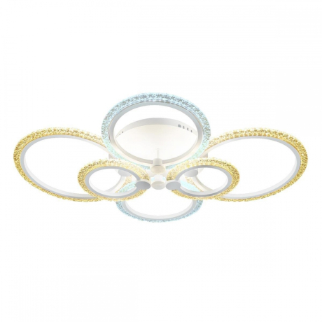 Потолочная светодиодная люстра с пультом ДУ (инфракрасный) Ambrella light Acrylica FA4065 