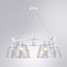 Подвесная люстра с лампочками Arte lamp A4289LM-6WH+Lamps 