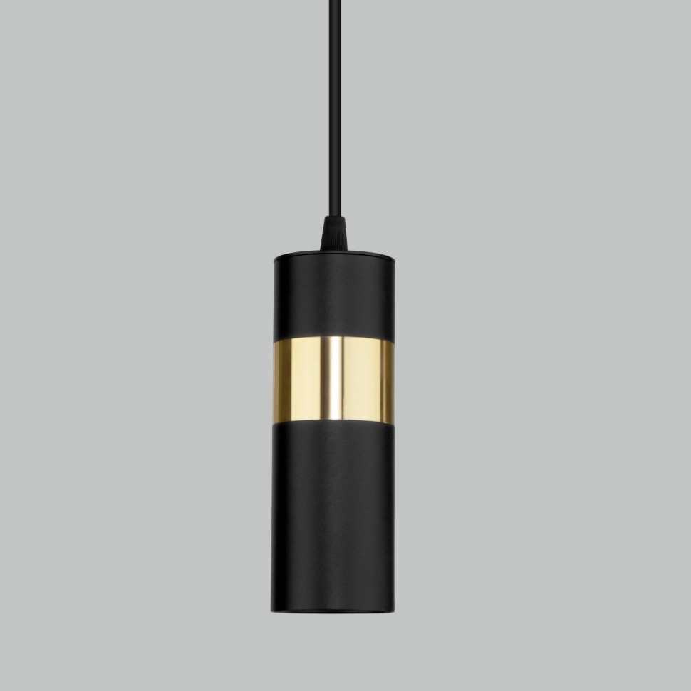 Подвесной светильник Eurosvet Viero 50096/1 черный/золото (a057859), цвет черный;золотой 50096/1 черный/золото - фото 1