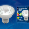 Лампа светодиодная Uniel GU4 3W 4000K LED-MR11-3W/NW/GU4 GLZ21TR  (UL-00001701) 