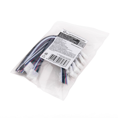 10шт. Коннектор для светодиодной ленты 5050+5050 24V 60Led 14,4W IP20 RGBW Elektrostandard (a053705) 