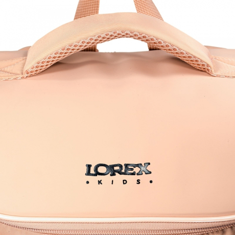 Нарушена упаковка! <712383> Рюкзак LOREX KIDS CLASSIC COOKIE BEAR 16 л бежев. 36x28x16 мягкий 1 отд. молния держатель для карточек брелок д/девочек LXKBPCL-CB (247684)