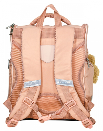 Нарушена упаковка! <712383> Рюкзак LOREX KIDS CLASSIC COOKIE BEAR 16 л бежев. 36x28x16 мягкий 1 отд. молния держатель для карточек брелок д/девочек LXKBPCL-CB (247684)