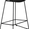 Стул полубарный Neo чёрный с чёрными ножками Bradex Home 761703