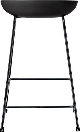 Стул полубарный Neo чёрный с чёрными ножками Bradex Home 761703