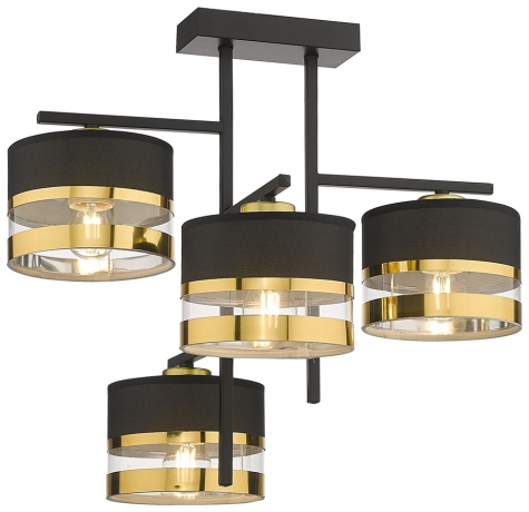 Люстра потолочная с 4 Led лампами. Комплект от Lustrof №310014-708669 