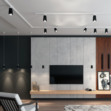 Однофазный светильник для шинопровода со светодиодной лампочкой GU10, комплект от Lustrof. №333304-627264 