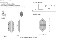 Светильник настенный с лампочками CRYSTAL LUX Saragosa AP2 Brass/Transparente+Lamps