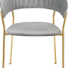 Стул Turin серый с золотыми ножками Bradex Home 761749