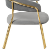 Стул Turin серый с золотыми ножками Bradex Home 761749