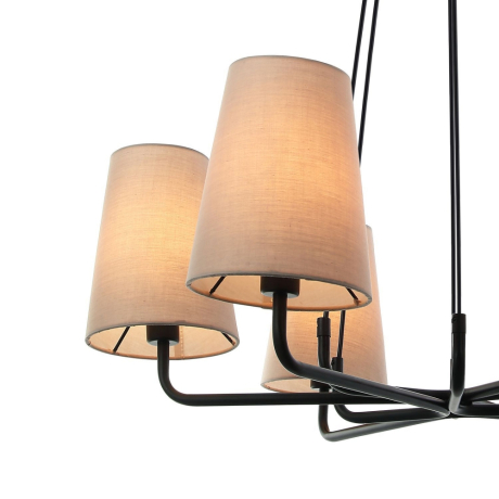 Подвесная люстра с лампочками Favourite Pfefferling 2364-6P+Lamps E14 Свеча 