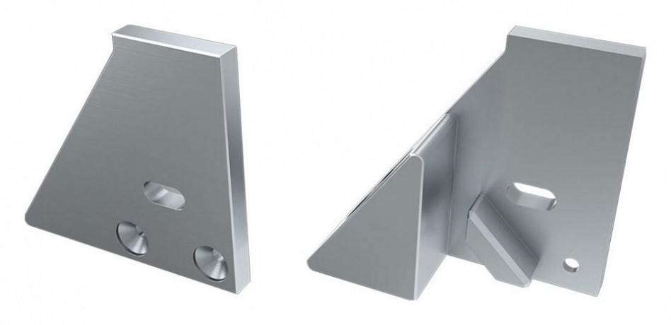 Заглушка для профиля с отверстием левая Arlight ALM 026738 