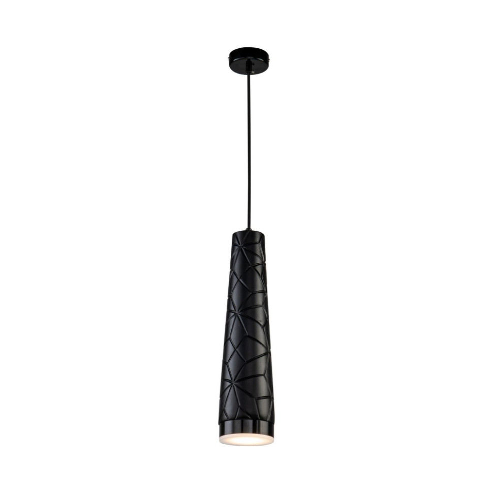 Подвесной светильник Favourite Vikont 2714-1P, цвет черный - фото 1
