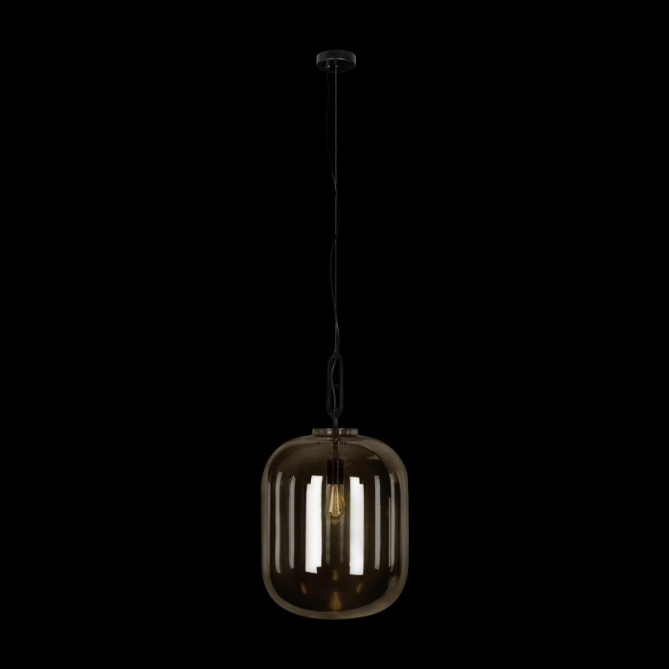 Подвесной светильник с плафоном янтарь Loft IT Oda 10195/350 Amber, цвет черный 10195/350 Amber - фото 4