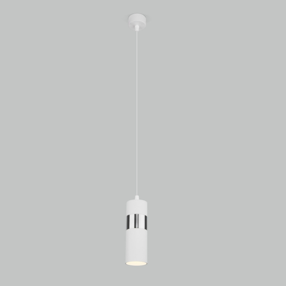 Подвесной светильник Eurosvet Viero 50096/1 белый/хром (a057858), цвет белый;хром 50096/1 белый/хром - фото 2