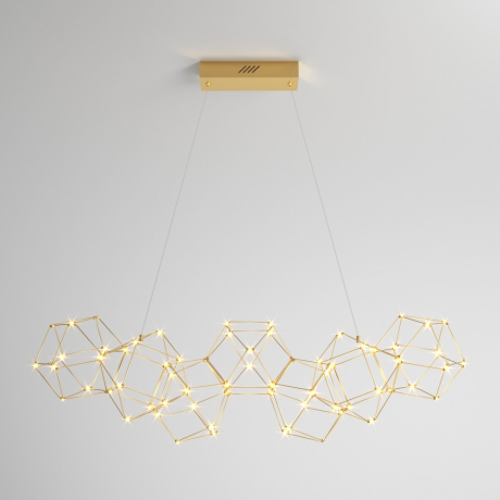 Подвесная люстра Eurosvet Uma 90168/7 медь 