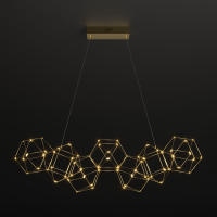 Подвесная люстра Eurosvet Uma 90168/7 медь