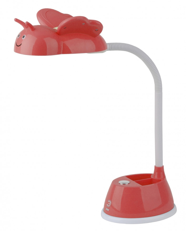 Настольная лампа ЭРА NLED-434-6W-R Б0031617, цвет белый