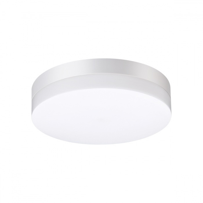 Уличный настенно-потолочный светодиодный светильник Novotech Opal 358881, цвет белый - фото 1