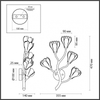 Бра Odeon Light GARDI 5090/5W