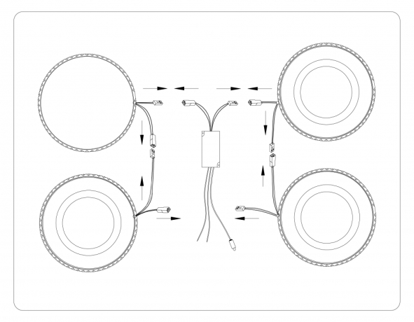 Потолочная люстра Ambrella Light FA FA8866 