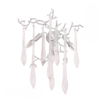 Настенный светильник Crystal Lux REINA AP3 SILVER PATINA