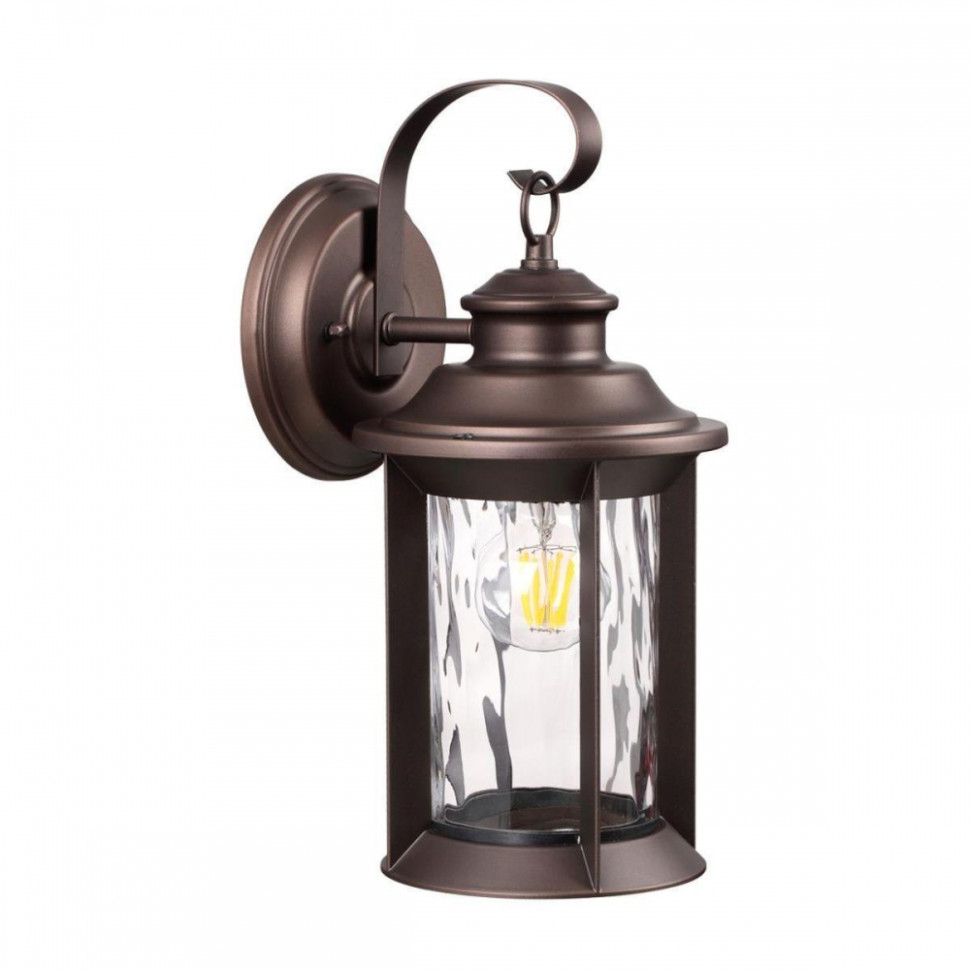 Настенный уличный светильник со светодиодной лампочкой E27, комплект от Lustrof. №304220-624483