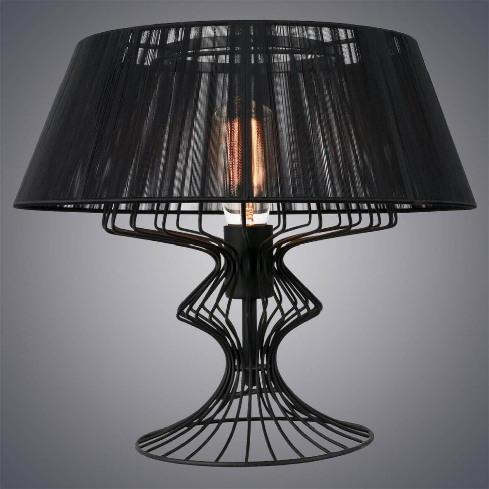 LSP-0526 Настольная лампа LOFT (Lussole) CAMERON, цвет черный матовый - фото 2