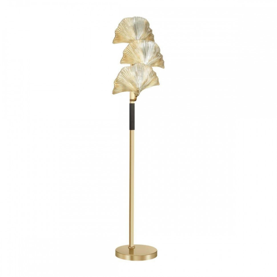 Торшер со светодиодными лампочками E14, комплект от Lustrof. №304047-627106, цвет золотой