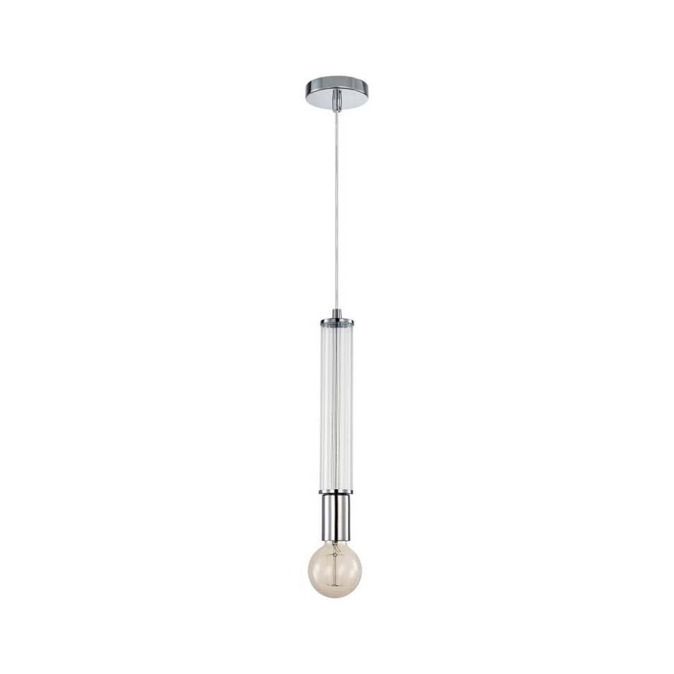 Светильник подвесной с лампочками, комплект от Lustrof. № 384989-617630, цвет хром - фото 2