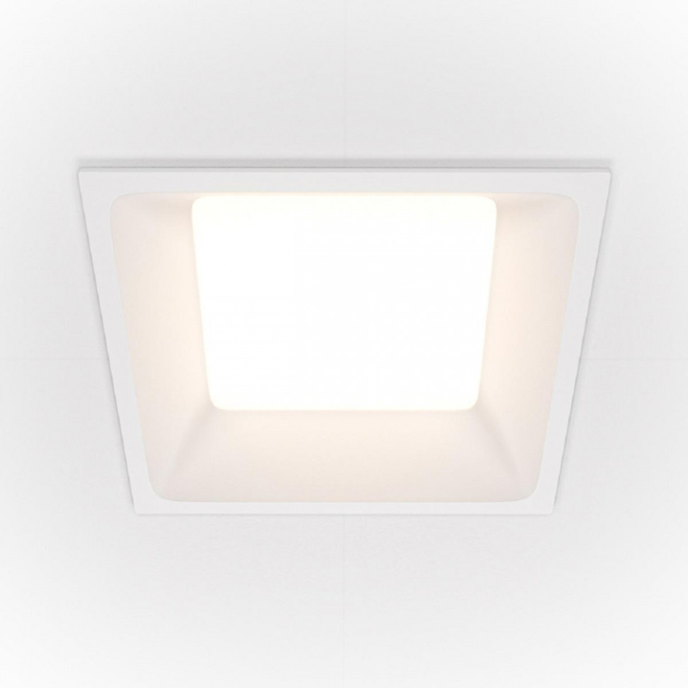Встраиваемый светодиодный светильник Maytoni Technical Okno DL054-12W3K-W, цвет белый - фото 1