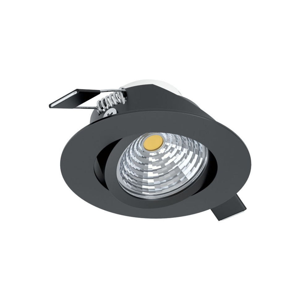 98609 Встраиваемый светодиодный светильник Eglo Saliceto, цвет черный - фото 1