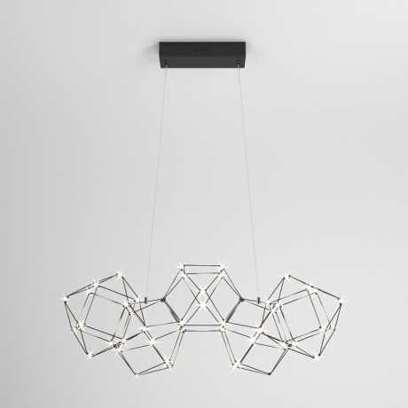 Подвесная люстра Eurosvet Uma 90168/5 черный жемчуг 