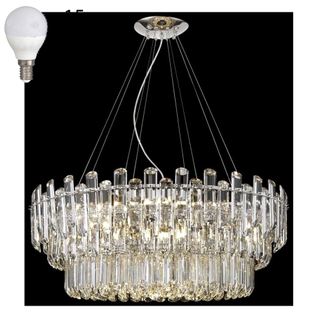 Подвесная люстра с лампочками Wertmark WE107.15.123+Lamps 