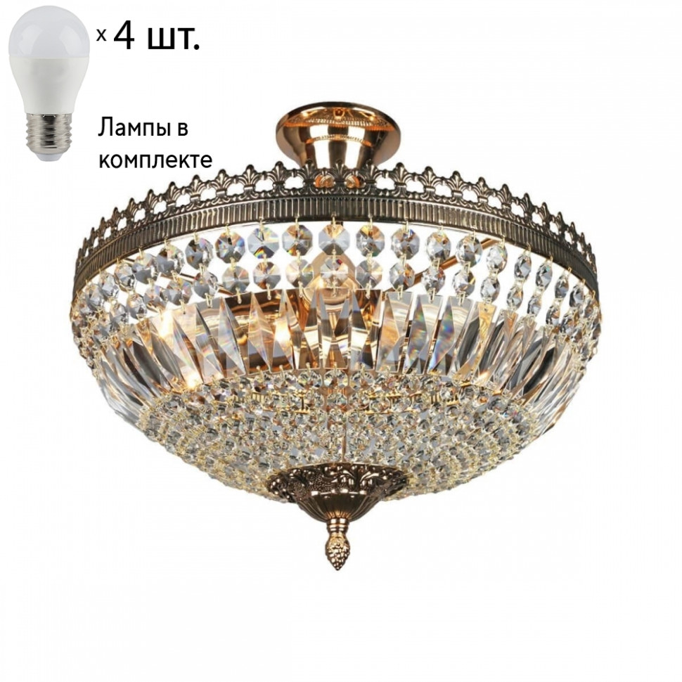 Люстра потолочная с лампочками Omnilux OML-76607-04+Lamps