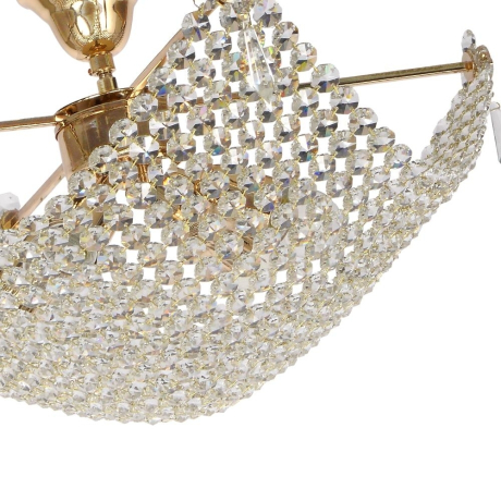 Люстра потолочная с Led лампочками в комплекте Arti Lampadari Roma E 1.3.50.501 G+Lamps 