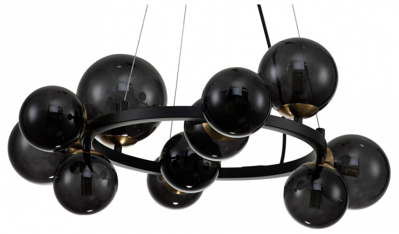 Подвесная люстра Indigo Molecola 11018/11P Black 
