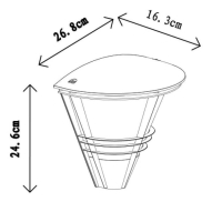 11812/01/31 Уличный настенный светильник Lucide Livia