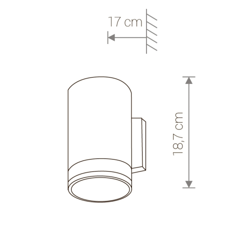 Уличный настенный светильник Nowodvorski  276277