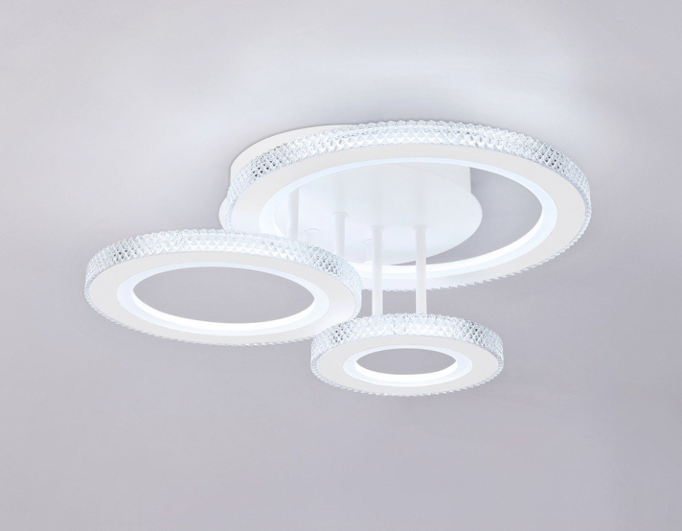 Потолочный светодиодный светильник с пультом Ambrella light ACRYLICA OriginalFA8867, цвет белый - фото 3