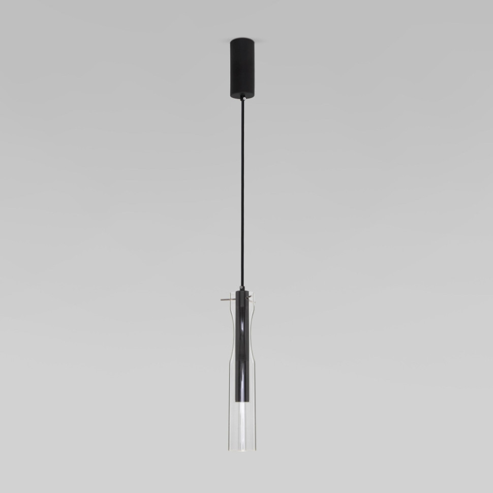Подвесной светодиодный светильник со стеклянным плафоном Eurosvet Swan 50254/1 LED (a063280)