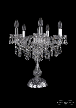 1403L/5/141-47/Ni Настольная лампа Bohemia Ivele Crystal 