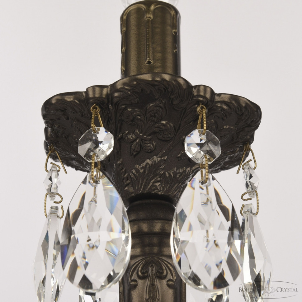 Настольная лампа Bohemia Ivele Crystal AL78100L/1-32 PD, цвет бронза AL78100L/1-32 PD - фото 4