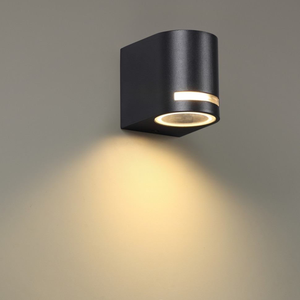 Архитектурный уличный светильник со светодиодной лампочкой GU10, комплект от Lustrof. №369509-647267, цвет черный - фото 2