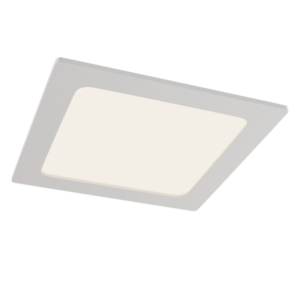 Встраиваемый светодиодный светильник Maytoni Stockton DL021-6-L18W, цвет белый матовый - фото 3
